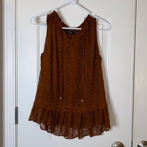 Sleeveless Flowy Blouse